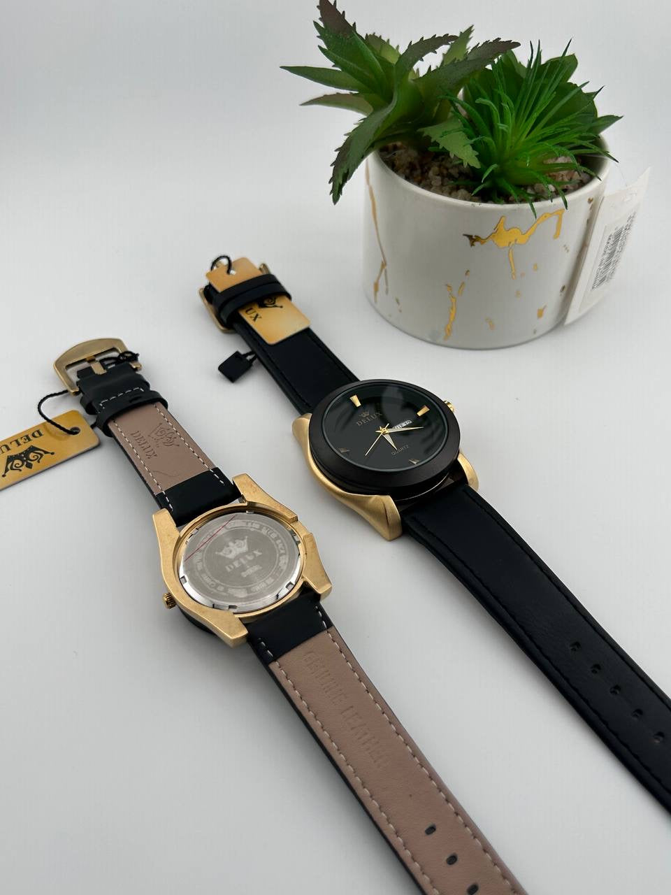 Delux Leather Watch