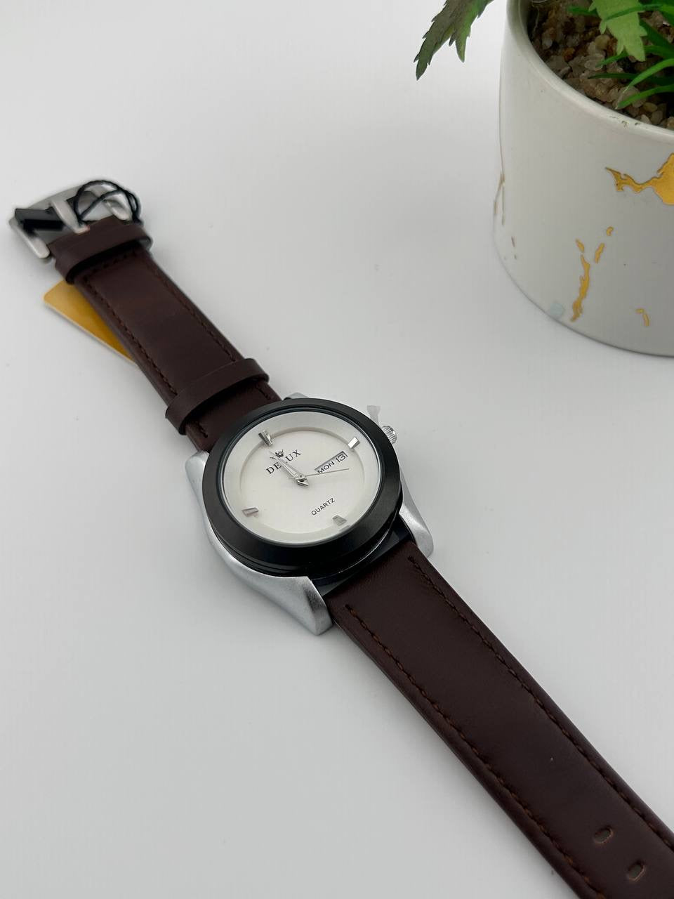 Delux Leather Watch
