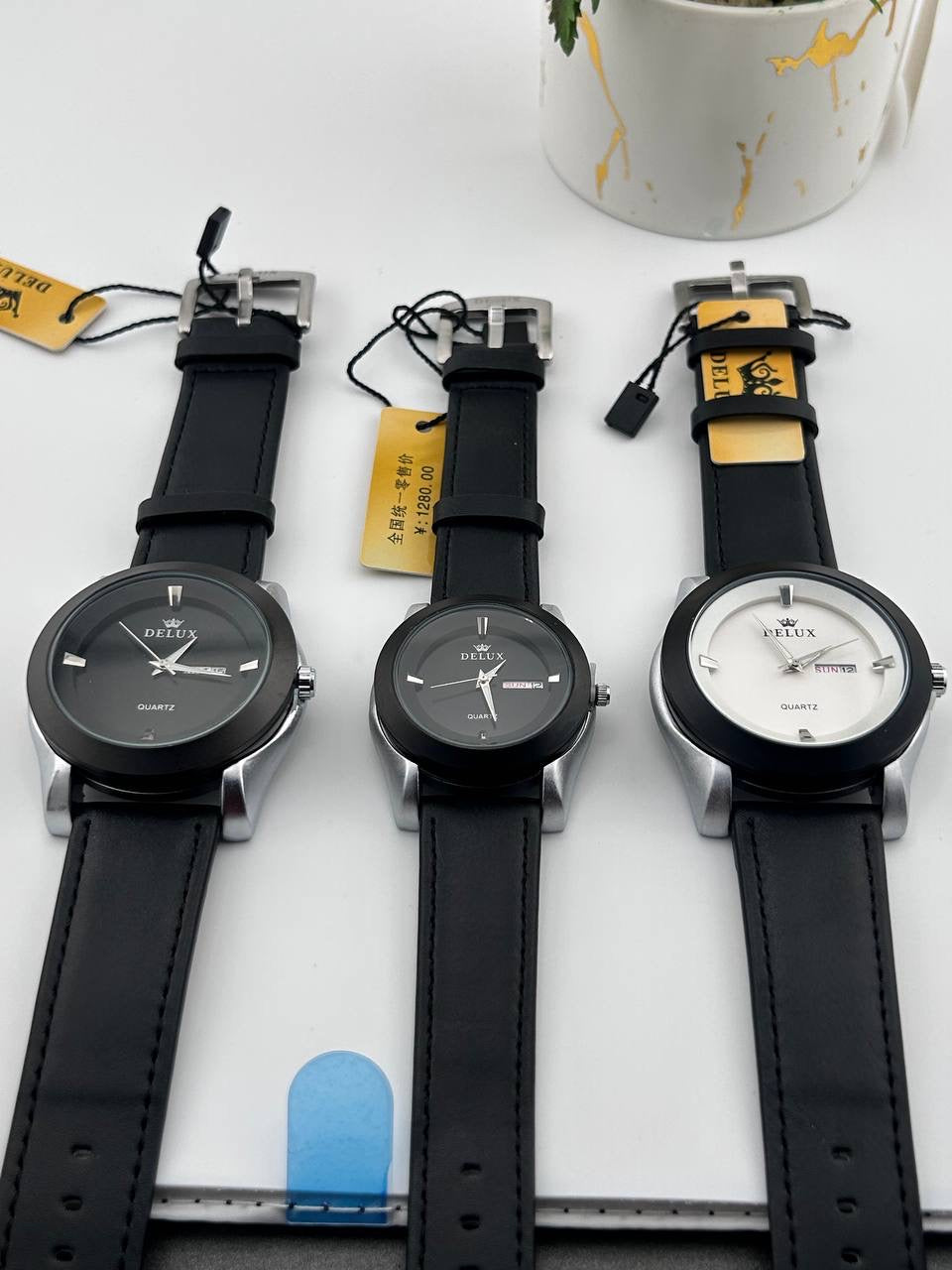 Delux Leather Watch