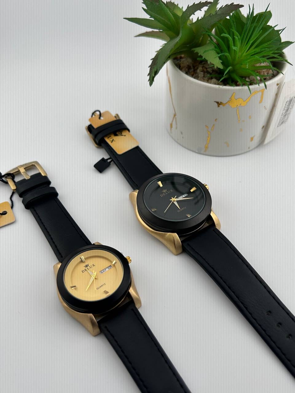 Delux Leather Watch