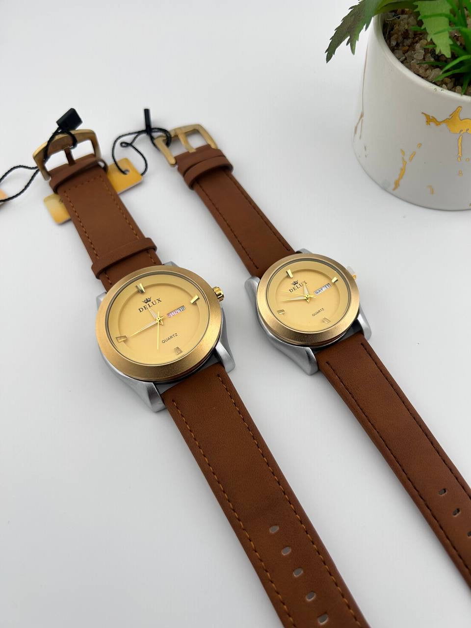Delux Leather Watch