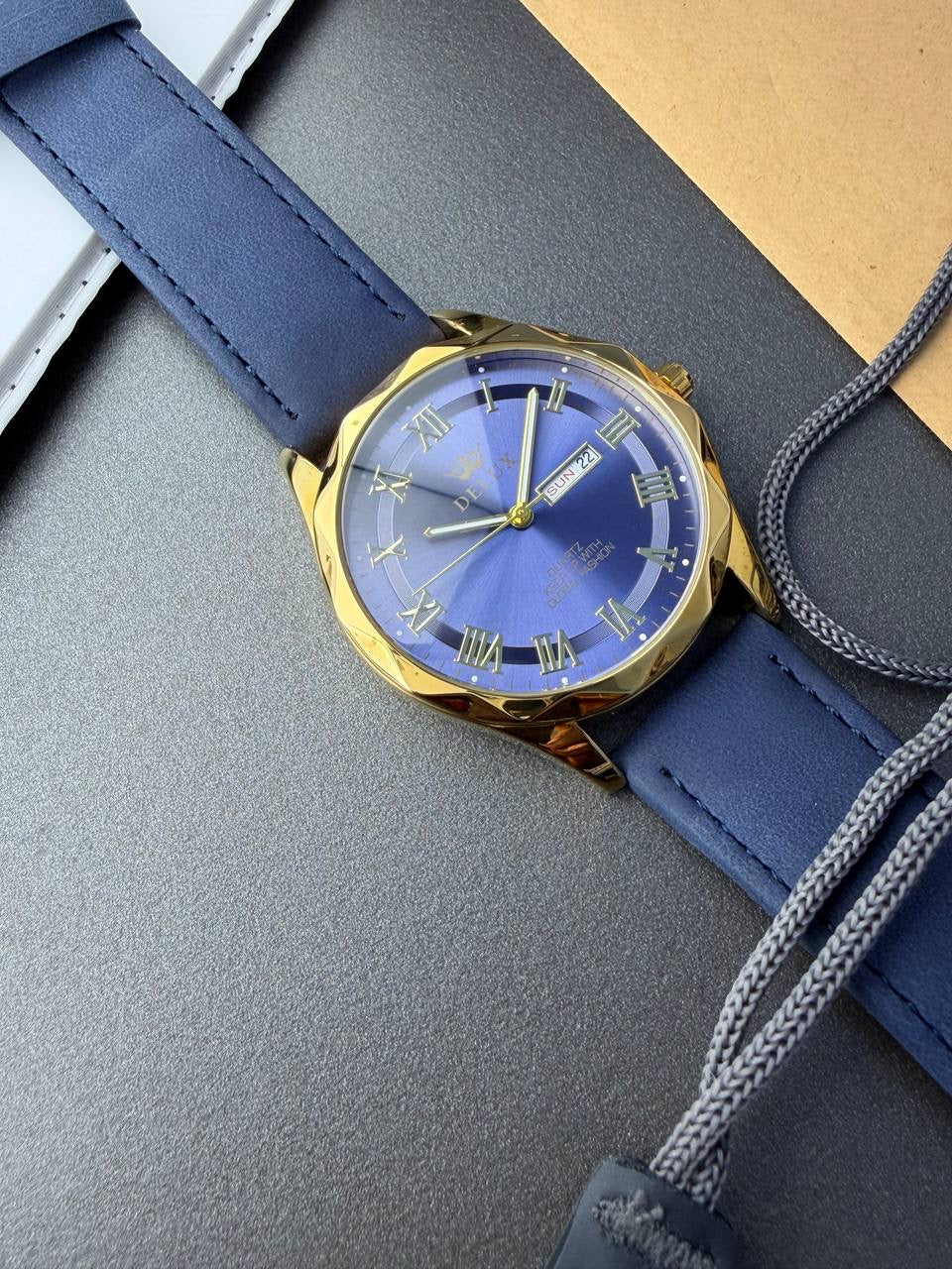 Delux Leather Watch
