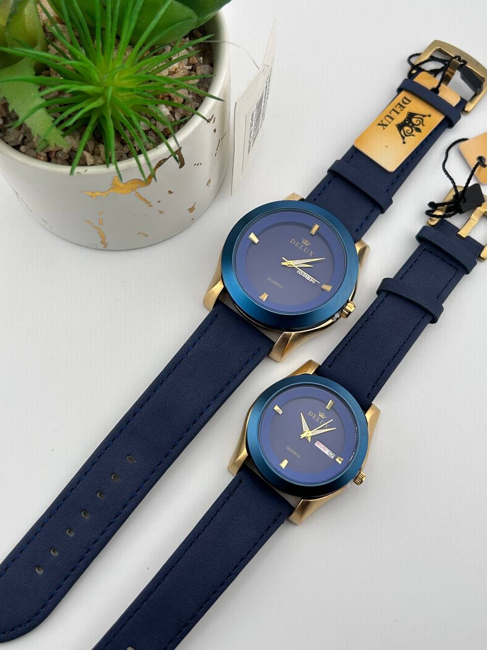 Delux Leather Watch