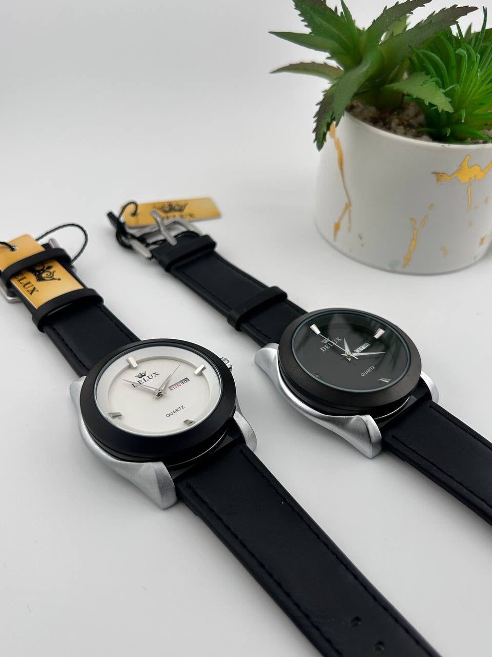 Delux Leather Watch