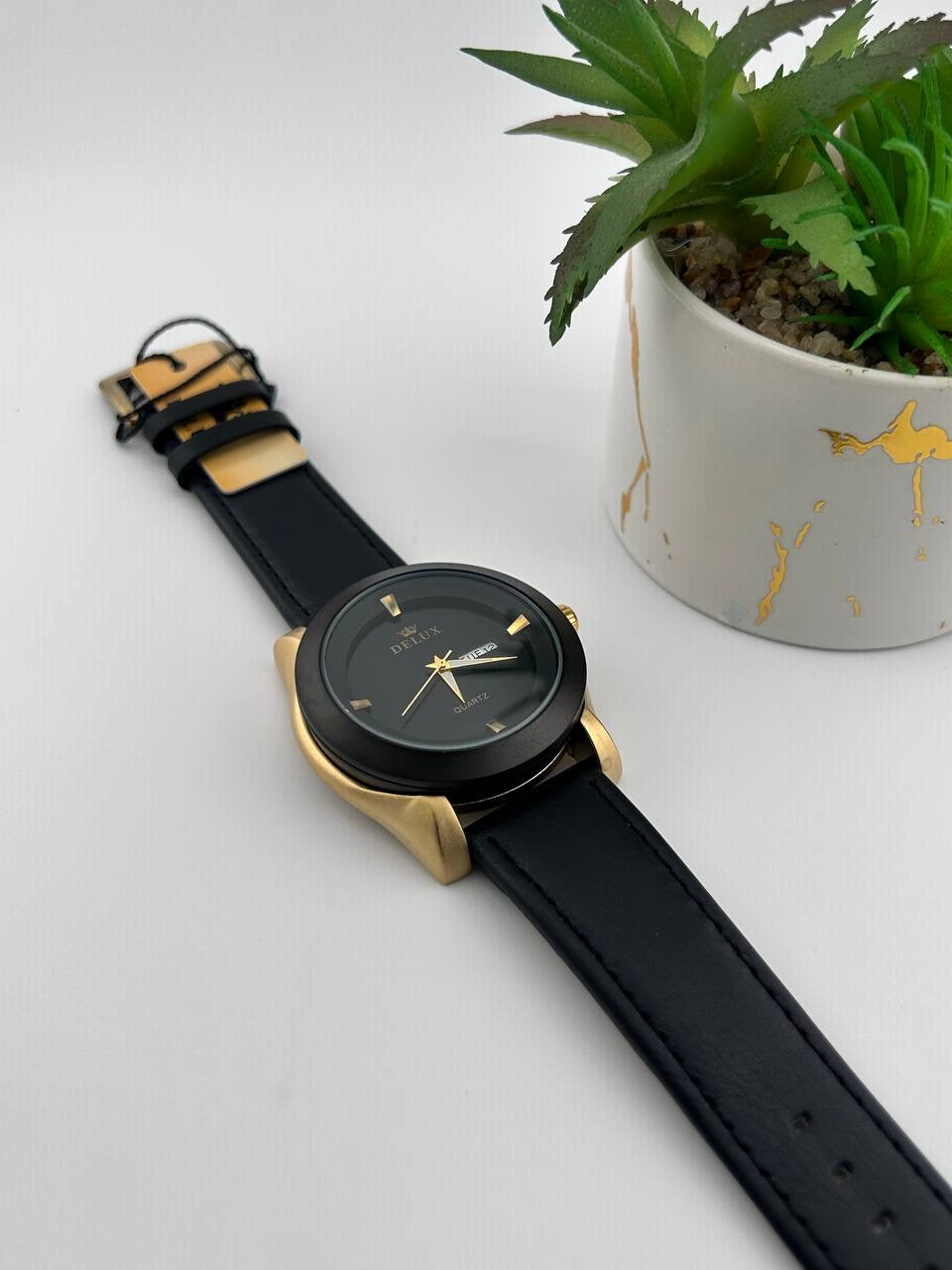 Delux Leather Watch