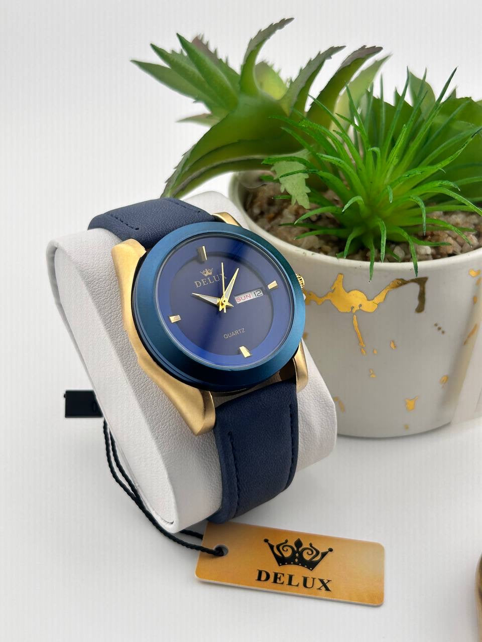 Delux Leather Watch