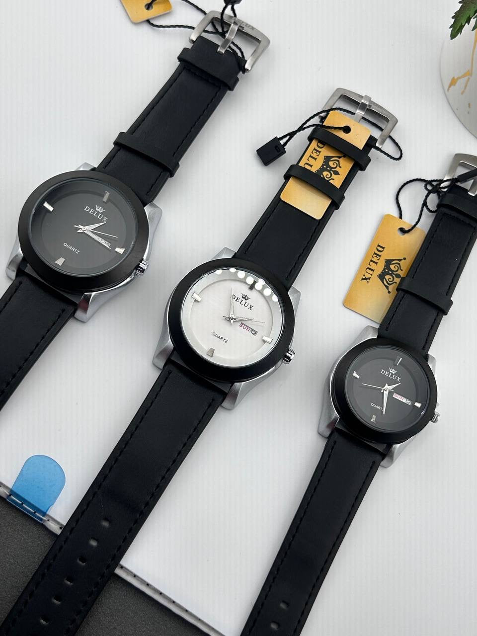 Delux Leather Watch
