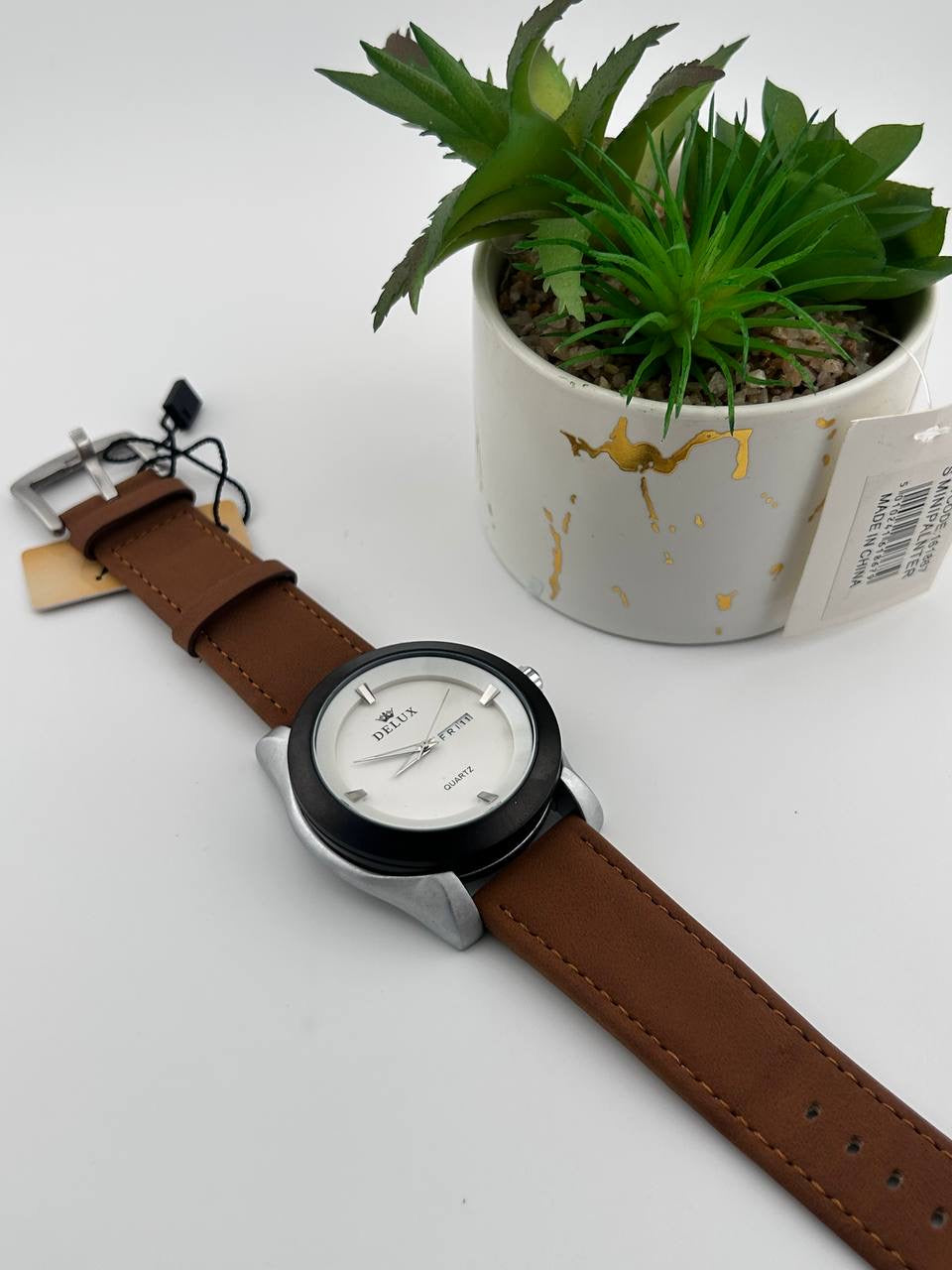 Delux Leather Watch